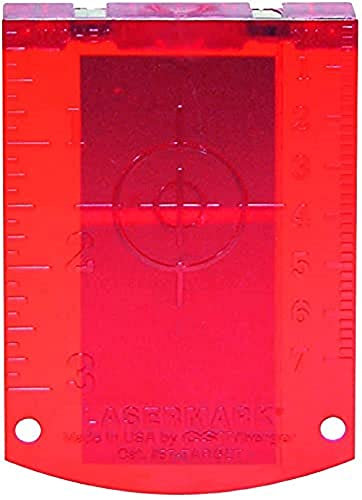 Bosch Professional Laser Zieltafel (für Laser Entfernungsmesser, rot)