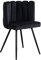 CLIPOP Schminktisch Stuhl, Lesesessel Bequem, Lounge & Cocktailsessel, Muschelsessel Weicher Kleiner Wohnzimmer Sessel mit Metal Leg, Polsterstuhl mit Armlehnen für Schlafzimmer (1, Schwarz)