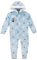 Disney Frozen 2 Onesie For Girls Pyjamas Fleece All In One Kids Fleece Pjs Elsa Anna Zipped Loungewear Blue