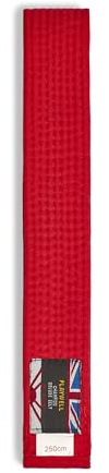 Playwell Martial Arts Cotton Solid Coloured Grading Belt - Red