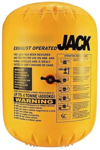 4 Ton Pneumatic Car Jack - Inflatable Trolley Jack for SUV Truck Rescue, Tyre Repair Tools Kit with 78CM Lifting Height - Quick Dual Mode Inflation