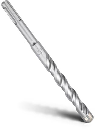 MOXPIFY Broca SDS Plus 14 x 160 mm - Broca para hormigón con 4 filos de carburo y doble hélice - Para hormigón, piedra, piedra natural