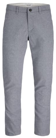 JACK & JONES Jpstmarco Jjerik Chino, Bleu Marine, 33W / 34L