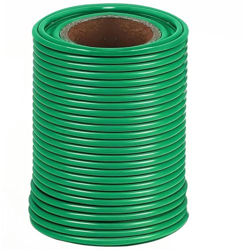Tarocat Legaccio per Piante, 3.5mm X 20m Filo Verde per Legare Piante, Filo Giardino per Piante Rampicanti, Filo Lacci per Piante per Fiori, Verduree Giardinaggio