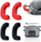 MOROBOR 2 Pairs of Silicone Pot Handle Cover, Black&Red Non Slip Heat Resistant Handle Covers Compatible with Ninja Slow Cooker Reusable Silicone Handle Cover