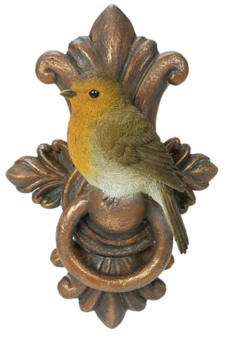 Vivid Arts - Wall Hanging Robin on Door Knocker - WH-RB04-F