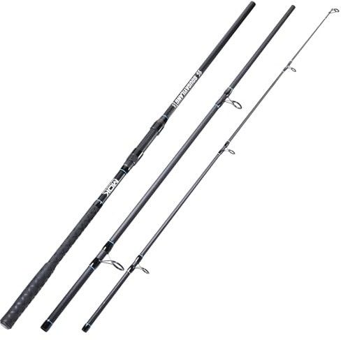 Sougayilang Karpfen Angelrute, 3-Abschnitt High - Qualität Carbon Karpfen Rute 2.7M/3.0M/3.3M 3.0lbs Angelrute mit Eva Comfortable Handle-3.3