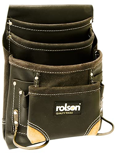 Rolson 68883 Single Oil Tan Leather Tool Pouch