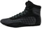 FOX-FIGHT Kampfsport Schuhe | für Damen und Herren | Atmungsaktiv Flexibel | Wildleder | Ringerschuhe | Athletik Fitnesschuhe Bodybuilding | 40 / schwarz
