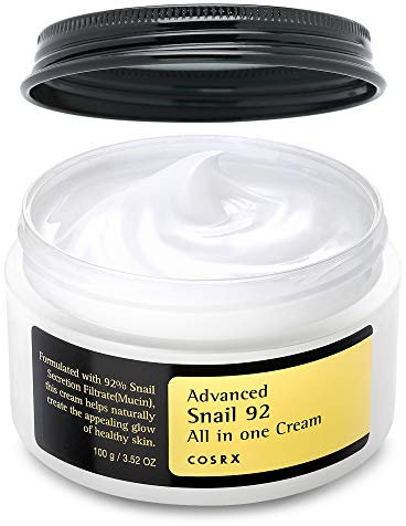COSRX Advanced Snail 92 All in One Cream, 100g, Anti Manchas y Antiarrugas, Crema Hidratante de Dia y Noche