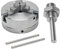 Gonnely Dreibackenfutter,Z011 Mini Drehfutter Set,M12 × 1 Zinklegierung Mini Drehbank Drechselfutter,Bohrfutter Handbohrmaschine Pleuel Elektrowerkzeug für Drehbank Metall