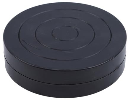 Torno de Alfarero,Plato Giratorio para Esculpir Plato giratorio de plástico de doble cara, práctico, multiusos, herramientas de escultura en arcilla y cerámica, rotación Flexible de 360 grados, 10cm