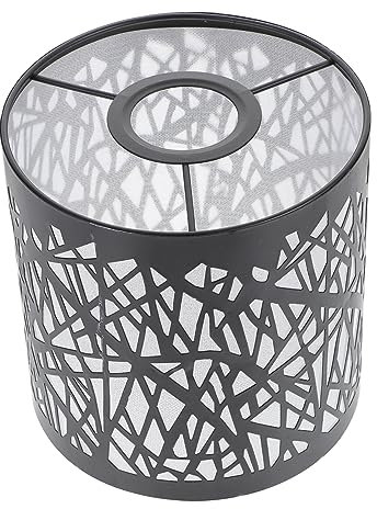 Yardenfun Paralume in Ferro Battuto Compatibile Con Attacco A Vite E27 Per Lampada Da Lampada Da Parete Lampada Da Soffitto A Nido D'ape