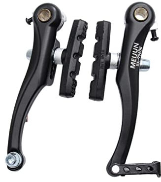 Yardwe Bremsbeläge Für Fahrrad V-bremsen Hinten Vorne Bremsbacken Bremsklötze Mountainbike-bremsbeläge Aus Gummi Und Aluminiumlegierung Leicht Zu Wechseln Schwarz