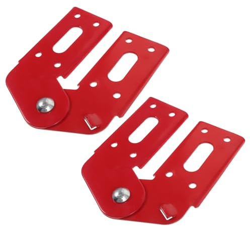 HYTROVE 2 Stück Rotes Eisen Klappleiter Scharnier für Bodentreppe und Trittleiter Vielseitig und Einfache Montage und Demontage Praktisches Zubehör für Treppen