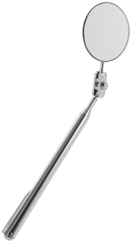 Cabilock Espejo De Inspección Telescópico para Vehículos con Lente HD Ajustable Herramienta Portátil De Seguridad para Inspección Bajo Coches 9.05X1.96X0.51 Pulgadas