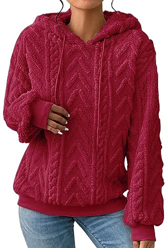 Yinguo hoodies for women uk, christmas jumpers wowomen plus size, wowomen tops long sleeve, corduroy jacket, leopard print vest top, yoga blanket uk, striped crew neck sweatshirt, heart jumper Red