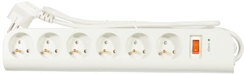 Belkin F9E600fr1M Parafoudre 6 prises avec cordon 1M Blanc