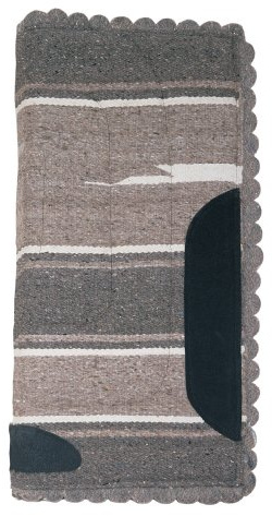 Weaver Leather Economy Scalloped Felt Lined Navajo Saddle Pad