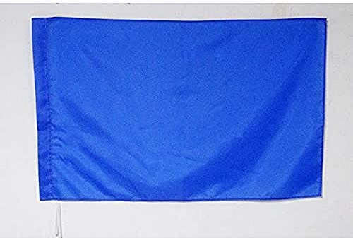 BANDIERA COMMISSARIO DI PISTA BLU 90x60cm - BANDIERA PILOTA CHE STA PER ESSERE SORPASSATO 60 x 90 cm foro per asta - AZ FLAG