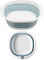 Collapsible Washing Up Bowl,Square Folding Wash Basin 4L,Portable Silicone Foldable Sink,Space Saving Washbasin for Camping, Travel, Kitchen,Outdoor Use