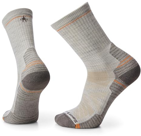 Smartwool Unisex Hike Light Cushion Crew Socks, ASH, M EU