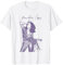 Jennifer Lopez Purple Portrait T-Shirt