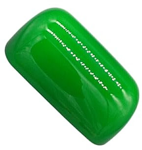 osiuujkw Elegante cubierta de repuesto de pantalla de lámpara de banqueros de cristal verde pantalla antigua, Tipo 1, 1 Pc