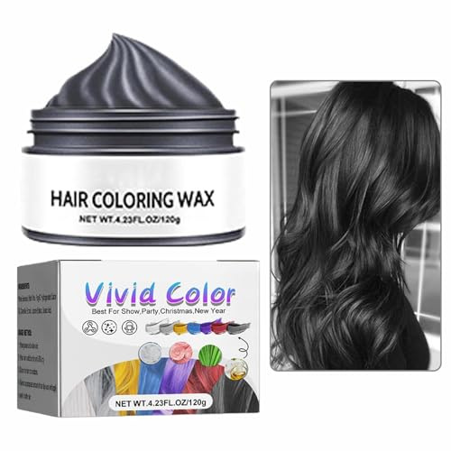 Teinture de cire capillaire | Spray de couleur naturelle douce pour cheveux,Teinture capillaire temporaire pour bricolage, coiffure pour, hommes et femmes, cire colorée pour femmes et hommes, Zonewd