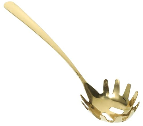 Cabilock Cuillère à Pâtes Ergonomique pour Passoire de Cuisine Cuillère à Nouilles Louche Passoire à Spaghetti Passoire à Nouilles Facile à Nettoyer Conception Légère