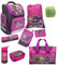 Familando LOL Surprise Mochila escolar de 1ª clase para niñas · Macuto ergonómico · LOL Juego de mochilas escolares, multicolor, 9 piezas con bolsa de deporte