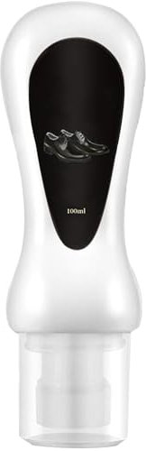 KMANGMAN 100 ml Schuhcreme Leder,Farblos Schuhcreme Leder,Schuhpflege Leder,mit Schwammaufträger,Ledercreme für Pflege Lederpflege Schuhe Taschen Kleidung,Schuhcreme Farblos Leder