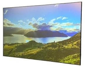 LIPJIA Projector Screen Projection Screens Projection Screen ALR Ambient Light Rejecting Fixed Frame Curtain For Home Theatre Office Projection smart home(90 inch)