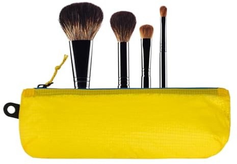Hiemible Trousse Da Viaggio Per Pennelli Da Trucco,Organizzatore Portatile Impermeabile,Portapennelli Da Trucco Borsa Da Viaggio - Portamatite Con Ampia Apertura Per Toeletta E Cosmetici Ragazze