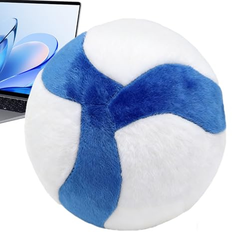 Peluche De Vóleibol - Decoración para Exhibición y Artículo Coleccionable | Peluche De Voleibol Ruso Relleno | Para Dormitorio Sala Escritorio Niños Niñas Adultos Adolescentes Y Aficionados Al Deporte