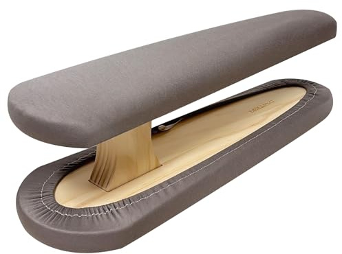 Tailor Sleeve Ironing Board, Two-Sided Sleeve Pressing Board with Removable Cover & Cotton Padded, Home Use, Tailor Workshops, Sewing Enthusiasts, Gray