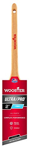 Wooster 912-0041810020, 2-Inch Brush 4181-2 Ultra/Pro Firm Willow Thin Angle Sash Paintbrush
