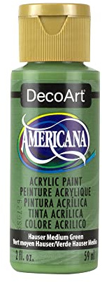Deco Art Americana Acrylic Multi-Purpose Paint, Hauser Medium Green,59 ml (Pack of 1)