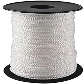 CORDERIES TOURNONAISES 04745 - Tresse en Polypropylène - 100 m/Ø 2 mm - Résistance 50 Kg - Blanc