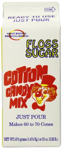 Great Western Floss Sugar, Lime Flavored