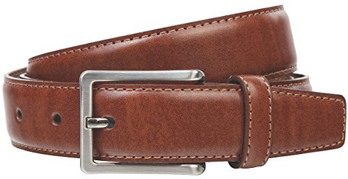 LINDENMANN Gürtel Herren Vollledergürtel aus Rindleder, 30 mm breit, kürzbar, Gürtel Herren XXL, cognac, Größe/Size:95, Farbe/Color:braun