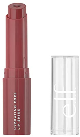 e.l.f. Hydrating Core Lip Shine, Pflegender & Nährender Lippenbalsam, Getönter Lippenpflegestift, Vegan & Tierversuchsfrei, Happy, 2,8 g
