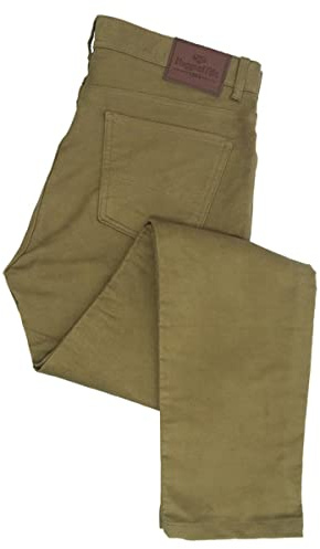 Hoggs of Fife Carrick Stretch Tech Moleskin Trouser Dried Moss 44 Short