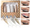 EONFAVE Glitzer Liquid Eyeliner - Nixenform Eyeliner Perlen Schimmern Flüssigkeiten Eyeliner Stift - Hochpigmentiert Augen Make-Up Eyeliner Stift Liquid Eye Pencil (Braungold, Silber, Weiß, Gold)