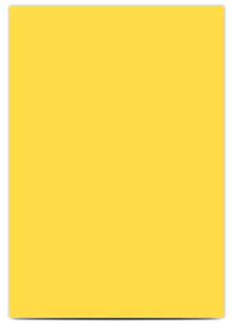 50 x DIN A4 pappersark/pysselkartong i gult – 21,0 x 29,7 cm – 225 g/m² – planoark pysselark pysselpapper tonkartong – Colours-4-you