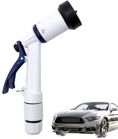 Bsbkoj Spruzzatore per tubo da giardino, regolabile ad alta pressione, ugello spruzzatore da giardino, per innaffiare piante, prato, prato, lavaggio auto, pulizia doccia, animali domestici, scarichi