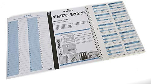 Durable Nachfüllsatz für Besucherbuch / Visitors Book 100, englisch, für 100 Namensschilder, 146465