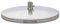 Daylight Base da Tavolo Slimline, Brushed Steel, 3.5 x 22 x 22cm