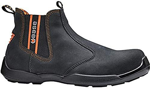 Base Protection CA-B0652-CWA.45 Stivali di Sicurezza del rivenditore, Nero/Arancione