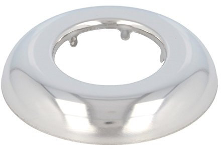 tecuro Siphonrosette Innen-Ø 32 mm x Außen-Ø 65 mm x Höhe 13 mm, Messing verchromt